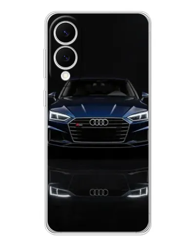 Чехол для Samsung Galaxy S25 Edge с картинкой «Audi — ночное отражение»