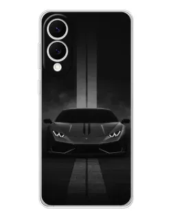 Чехол для Samsung Galaxy S25 Edge с картинкой «Lamborghini симметрия дорог»