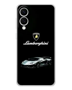 Чехол для Samsung Galaxy S25 Edge с картинкой «Логотип Lamborghini классика»