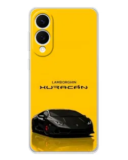 Чехол для Samsung Galaxy S25 Edge с картинкой «Lamborghini Huracan черный»