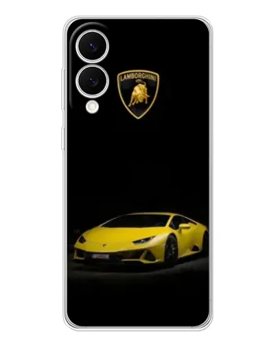 Чехол для Samsung Galaxy S25 Edge с картинкой «Lamborghini желтый акцент» Чехол для Samsung Galaxy S25 Edge с картинкой «Lamborghini желтый акцент»