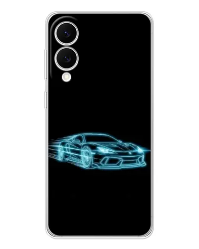 Чехол для Samsung Galaxy S25 Edge с картинкой «Неоновый контур Lamborghini» Чехол для Samsung Galaxy S25 Edge с картинкой «Неоновый контур Lamborghini»