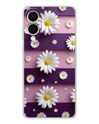 Чехол для Samsung Galaxy S25 Edge с картинкой «Ромашки на фиолетовом» Чехол для Samsung Galaxy S25 Edge с картинкой «Ромашки на фиолетовом»
