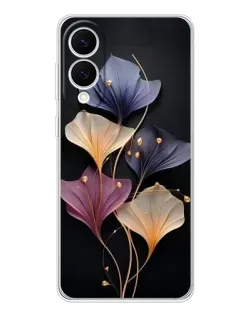 Чохол для Samsung Galaxy S25 Edge з картинкою «Лілові квіти грації»