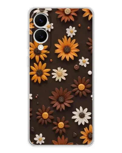 Чехол для Samsung Galaxy S25 Edge с картинкой «Узор из маленьких подсолнухов» Чехол для Samsung Galaxy S25 Edge с картинкой «Узор из маленьких подсолнухов»