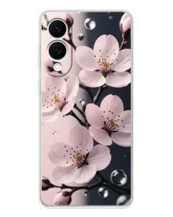 Чохол для Samsung Galaxy S25 Edge з картинкою «Ніжня сакура та краплі»