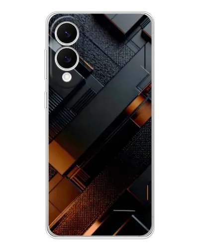 Чехол для Samsung Galaxy S25 Edge с картинкой «Черные геометрические блоки» Чехол для Samsung Galaxy S25 Edge с картинкой «Черные геометрические блоки»