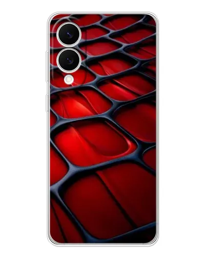 Чехол для Samsung Galaxy S25 Edge с картинкой «Красная глянцевая сетка» Чехол для Samsung Galaxy S25 Edge с картинкой «Красная глянцевая сетка»