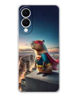 Чехол для Samsung Galaxy S25 Edge с картинкой «Капи-мен супергерой»