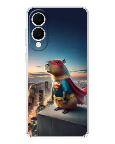 Чехол для Samsung Galaxy S25 Edge с картинкой «Капи-мен супергерой»
