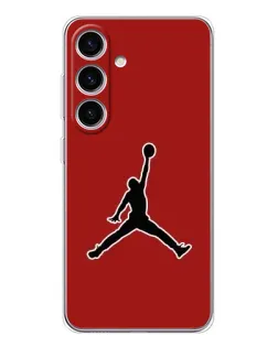 Чехол для Samsung Galaxy S25 FE с картинкой «Jordan Red Back»