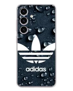 Чехол для Samsung Galaxy S25 FE с картинкой «Adidas Trefoil Blue»