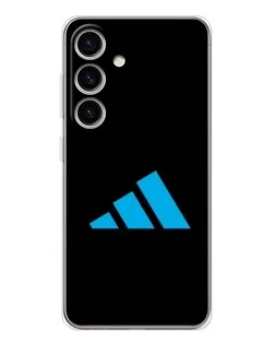 Чехол для Samsung Galaxy S25 FE с картинкой «Adidas Cyan Logo»