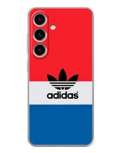 Чехол для Samsung Galaxy S25 FE с картинкой «Ретро блоки Adidas»