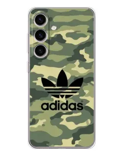 Чехол для Samsung Galaxy S25 FE с картинкой «Милитари стиль Adidas»