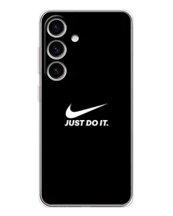 Чехол для Samsung Galaxy S25 FE с картинкой «Минимализм от Nike»