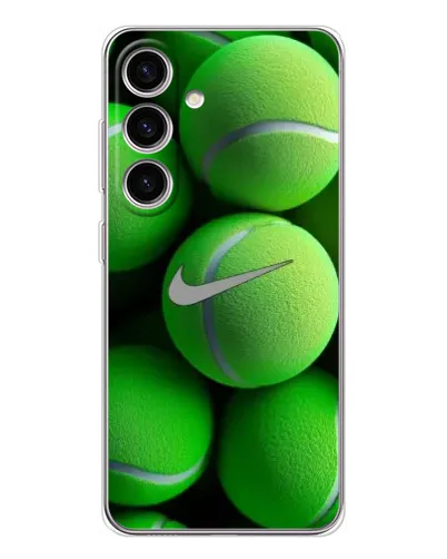 Чехол для Samsung Galaxy S25 FE с картинкой «Теннисные мячи Найк»
