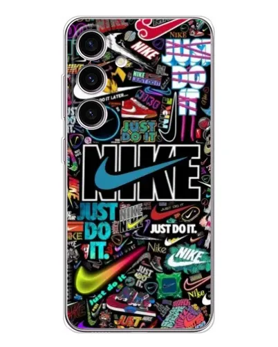 Чехол для Samsung Galaxy S25 FE с картинкой «Яркий коллаж Nike» Чехол для Samsung Galaxy S25 FE с картинкой «Яркий коллаж Nike»