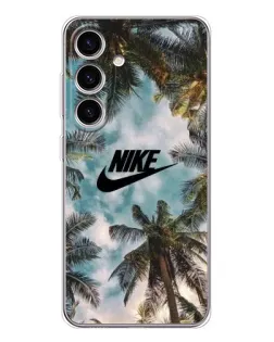 Чехол для Samsung Galaxy S25 FE с картинкой «Тропический принт Nike»