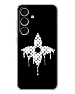 Чехол для Samsung Galaxy S25 FE с картинкой «Цветочная монограмма»