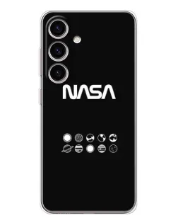 Чехол для Samsung Galaxy S25 FE с картинкой «NASA — технический принт»