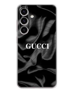 Чехол для Samsung Galaxy S25 FE с картинкой «Gucci — шелковые волны»