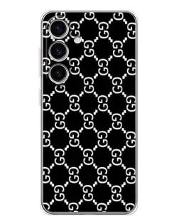 Чехол для Samsung Galaxy S25 FE с картинкой «Gucci — сетчатый паттерн»