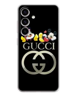 Чехол для Samsung Galaxy S25 FE с картинкой «Gucci — герои Disney»
