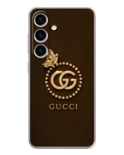 Чехол для Samsung Galaxy S25 FE с картинкой «Gucci — золотая бабочка»