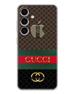 Чехол для Samsung Galaxy S25 FE с картинкой «Gucci — брендированный десерт»