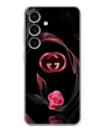 Чехол для Samsung Galaxy S25 FE с картинкой «Gucci — неоновая роза»