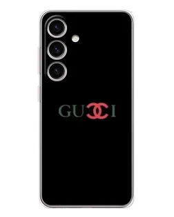 Чехол для Samsung Galaxy S25 FE с картинкой «Gucci — красный градиент»