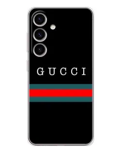 Чехол для Samsung Galaxy S25 FE с картинкой «Gucci — красный пояс»