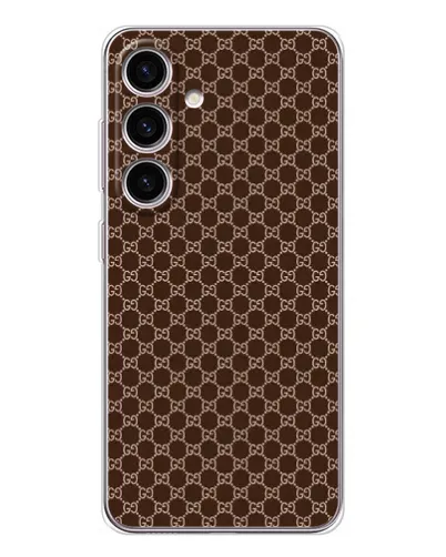 Чехол для Samsung Galaxy S25 FE с картинкой «Gucci — шоколадная сетка» Чехол для Samsung Galaxy S25 FE с картинкой «Gucci — шоколадная сетка»