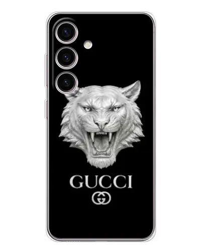 Чехол для Samsung Galaxy S25 FE с картинкой «Gucci — серебряный лев» Чехол для Samsung Galaxy S25 FE с картинкой «Gucci — серебряный лев»