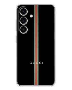 Чехол для Samsung Galaxy S25 FE с картинкой «Gucci — строгая линия»