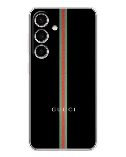 Чехол для Samsung Galaxy S25 FE с картинкой «Gucci — строгая линия» Чехол для Samsung Galaxy S25 FE с картинкой «Gucci — строгая линия»
