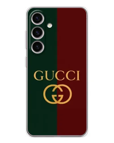 Чехол для Samsung Galaxy S25 FE с картинкой «Gucci — темно-зеленый градиент» Чехол для Samsung Galaxy S25 FE с картинкой «Gucci — темно-зеленый градиент»