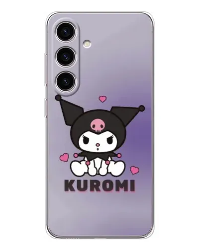 Чехол для Samsung Galaxy S25 FE с картинкой «Kuromi — фиолетовый арт»