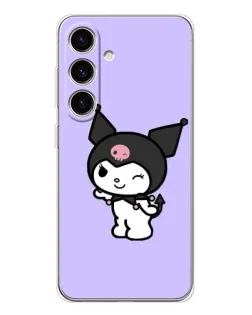 Чехол для Samsung Galaxy S25 FE с картинкой «Классическая Kuromi» Чехол для Samsung Galaxy S25 FE с картинкой «Классическая Kuromi»
