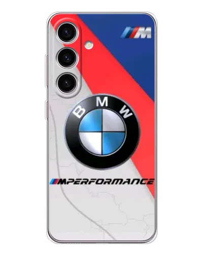 Чехол для Samsung Galaxy S25 FE с картинкой «BMW Performance стиль»
