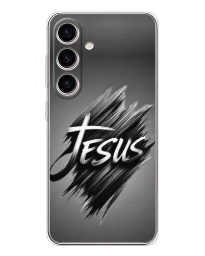 Чехол для Samsung Galaxy S25 FE с картинкой «Надпись Jesus Graffiti»