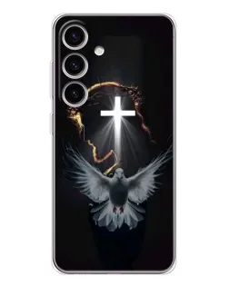 Чехол для Samsung Galaxy S25 FE с картинкой «Голубь и Свет»