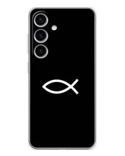 Чохол для Samsung Galaxy S25 FE з картинкою «Символ риби Jesus» Чохол для Samsung Galaxy S25 FE з картинкою «Символ риби Jesus»