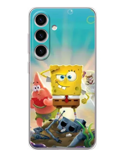 Чехол для Samsung Galaxy S25 FE с картинкой «Спанч Боб победитель» Чехол для Samsung Galaxy S25 FE с картинкой «Спанч Боб победитель»