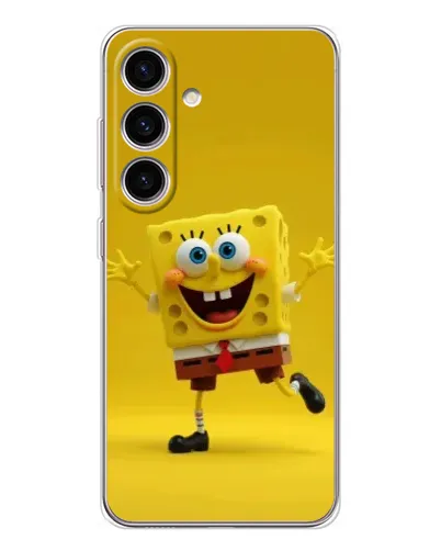 Чехол для Samsung Galaxy S25 FE с картинкой «Позитивный Губка Боб» Чехол для Samsung Galaxy S25 FE с картинкой «Позитивный Губка Боб»