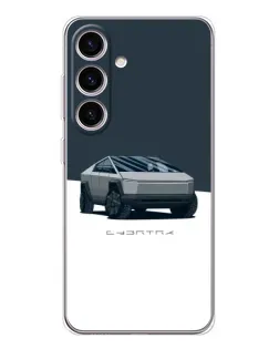 Чехол для Samsung Galaxy S25 FE с картинкой «Серебристый Cybertruck Tesla» Чехол для Samsung Galaxy S25 FE с картинкой «Серебристый Cybertruck Tesla»