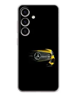 Чехол для Samsung Galaxy S25 FE с картинкой «Mercedes — ретро стиль»