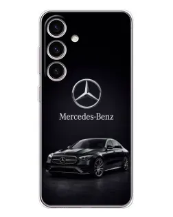 Чехол для Samsung Galaxy S25 FE с картинкой «Mercedes — решетка радиатора»