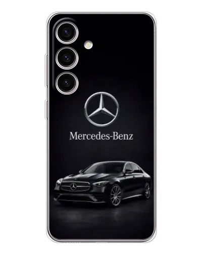Чехол для Samsung Galaxy S25 FE с картинкой «Mercedes — решетка радиатора»